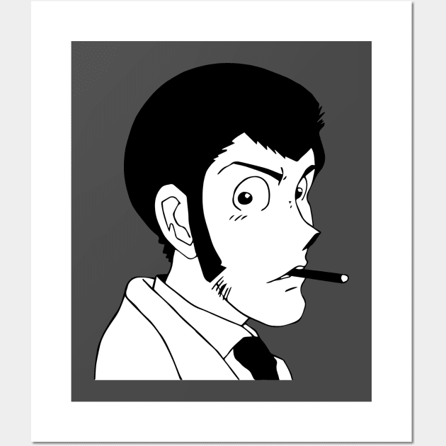 Lupin III Stylized Wall Art by SeikoArtStore